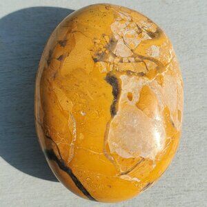 Maligano Jasper Palm Pillow Stone (L1)